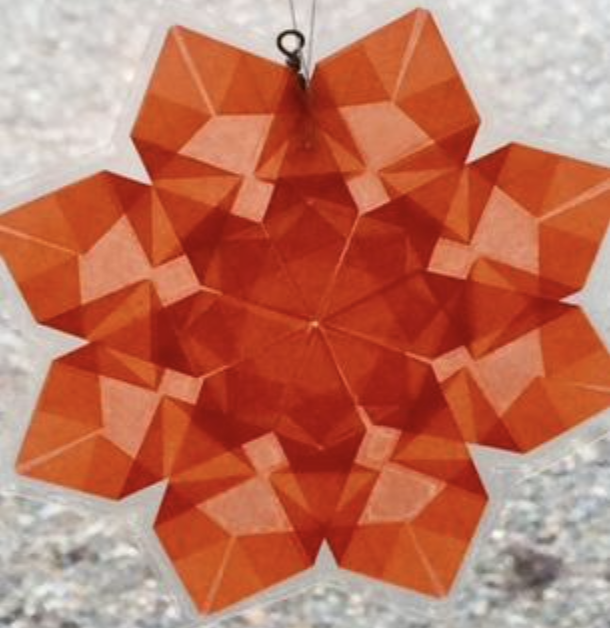 Folded Star Ornaments